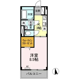 Lily【3階】の間取り