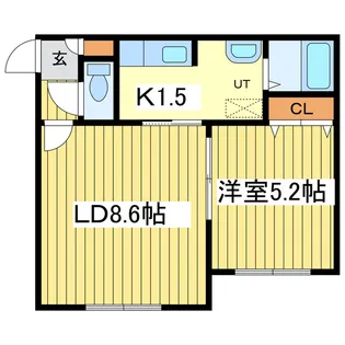 クリスタルパレス【4階】の間取り