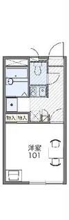 レオパレスバックス【2階】の間取り