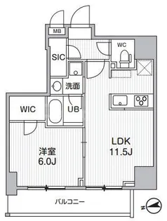 S-RESIDENCE新御徒町chiaro【9階】の間取り
