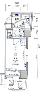 ストーク武蔵小山弐番館【3階】の間取り