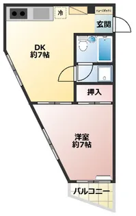 ハイツロビン【2階】の間取り