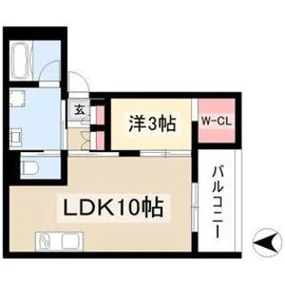 WELLNEST ROOM 名駅南 B棟【2階】の間取り