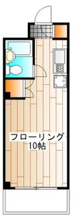 ベルヴュ日吉【1階】の間取り