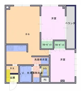 サンクレスト駅西【3階】の間取り