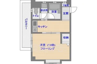 キャロット薬院南【4階】の間取り