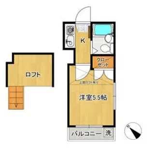 パレス相武台【2階】の間取り