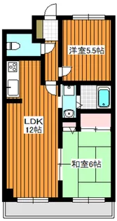 ロイヤルハイツ・ツカサ【5階】の間取り