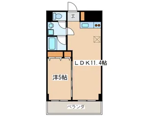 ルナガ-デン【3階】の間取り