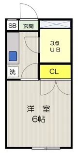 ハイツ宮本【1階】の間取り