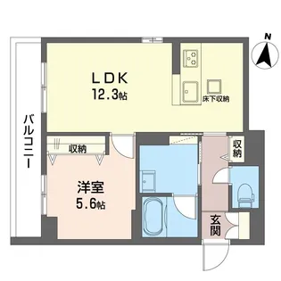 ティーケー幕張本郷【1階】の間取り