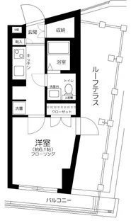 Le-lion IKEBUKURO【5階】の間取り