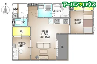 REGALEST 今【3階】の間取り