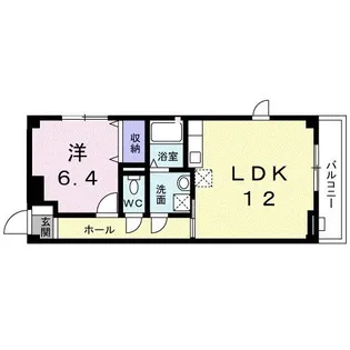 ハイツ赤坂【1階】の間取り