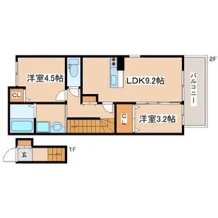 blink四郷【2階】の間取り