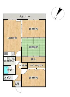 マンション石坂【4階】の間取り