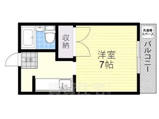 メゾンクレール【2階】の間取り