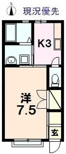 コーポ梶【2階】の間取り
