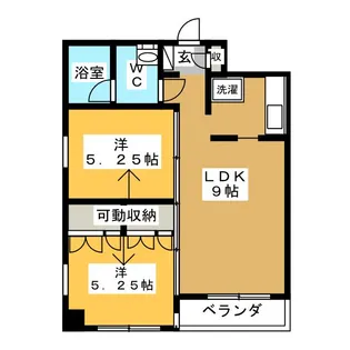 コモンドエフ【4階】の間取り