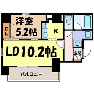 Pace Palazzo【8階】の間取り