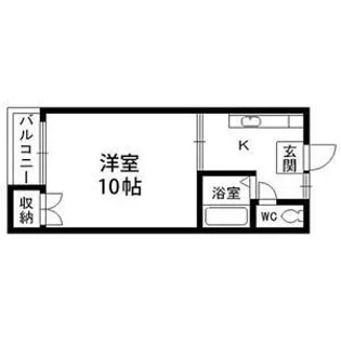 エマージングコート【1階】の間取り