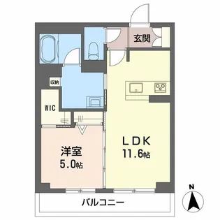 セントフルリール【3階】の間取り