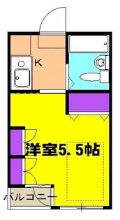 桜館5【2階】の間取り