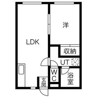 ロワールレジデンス6番館【1階】の間取り
