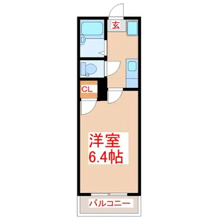 ロイヤルメゾン城西【1階】の間取り