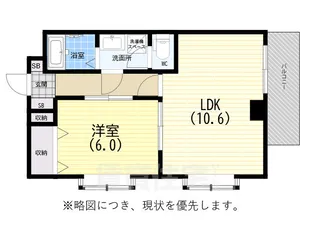 レディースゴールドハイツ【2階】の間取り