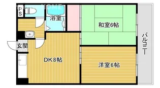 フォアール今津北【4階】の間取り