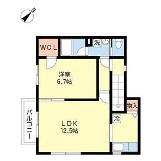 CASA・BLANCA【2階】の間取り