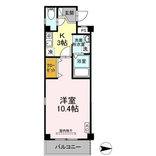 セントラルハイツ名古屋【2階】の間取り