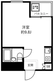 カーサ西浅草【2階】の間取り