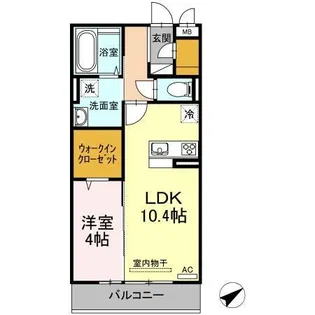 エレガント【2階】の間取り