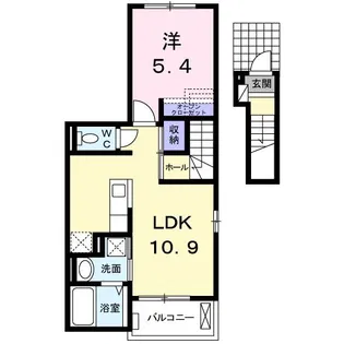 エヴァE【2階】の間取り