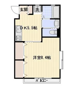 ウイスタリア市川南【3階】の間取り