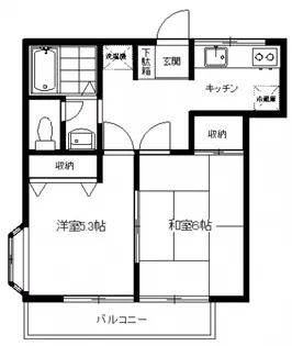 プレジール・ナカネ【2階】の間取り