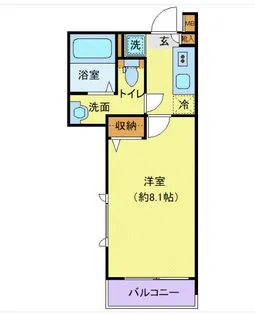 東京都練馬区東大泉6【マンション】の間取り
