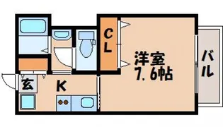 RIDERE(リーデレ)船越南【2階】の間取り
