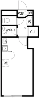 オリオンフラッツ【1階】の間取り