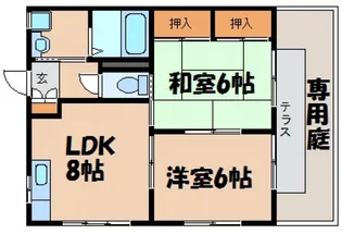 ベルメゾンイシダ【1階】の間取り