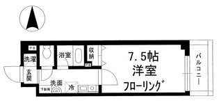 紫野ユー・ピー・ディービル【3階】の間取り