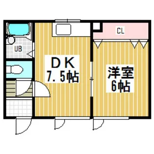 コーポあい【1階】の間取り