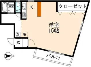 セルヴァン藍【2階】の間取り