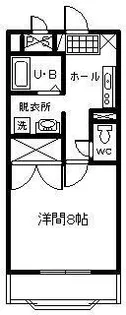 サンライズ山田【4階】の間取り
