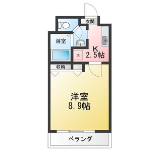 ジョディグランデ西船橋【3階】の間取り