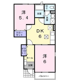 白蔵IIB【1階】の間取り