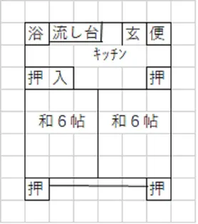 久留米フラワーハイツ西町【1階】の間取り