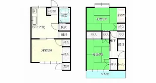 朝日ハイツ【1階】の間取り